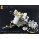 Upgrade Set for 1/35 WWII American Quad Gun Trailer M55 for Dragon 6421