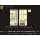 1/35 Tiger I Standard Type Front/Rear Mud Flaps&Standard Hull Side Skirts for Dragon Smart