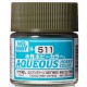 Water-Based Acrylic Paint - Aqueous Flat Russian Green 4BO (10ml)