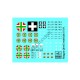 Decals for 1/48 WWII Hungarian Markings for Vehicles
