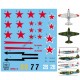 Decals for 1/48 MiG-3 (yellow 9, black 7 & white 28)