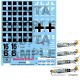 Decals for 1/72 Messerschmitt Bf 109 G-10