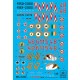 1/48 Mikoyan-Gurevich MiG-21 Bis Dry-Water Decal sheet