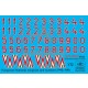 1/72 Hungarian National Insignias and Numbers 1990-1998 Decal sheet