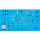 Decal for 1/48 F-14A-D Helmets & Sewing Patches VF-143 VF-213 VF-41