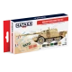 Acrylic Paint Set for Airbrush - Modern French Army Vehicles from 1950s till present (17ml x 6)