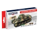 Acrylic Paint Set for Airbrush - WWII Hungarian AFV Panel Lighting (17ml x 6)