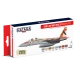 Acrylic Paint Set for Airbrush - Israeli Air Force (Modern Jets) since 1970s (17ml x 8)