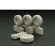 1/48 Hmmwve (Hummer) Aggressive Pattern Wheels for Tamiya kits