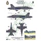 RAAF Decals for 1/48 McDonnell Douglas F/A-18A Hornet 77 SQN (Dark grey / black) A21-20