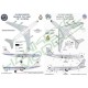RAAF Decals for 1/72 Boeing 707-338 33 SQN (High/Low-Vis schemes) Tanker / VIP