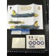 RAAF Decals for 1/48 Aermacchi MB 326H Macchi 79 SQN (Skull head on tail camo aircraft)