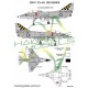 Australian RAN Decal for 1/72 TA-4G Skyhawk VC-724 SQN 1978 (Blue & yellow checkerboard)