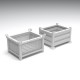 1/35 Mixed Metal Box Pallet (1x Steel, 1x Wire)