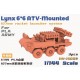 1/144 PLA Army Lynx 6x6 ATV-Mounted 107mm Rocket Launcher System