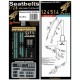 1/24 Messerschmitt Bf 109K-4 Pre-cut (laser) Seatbelts