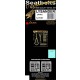 1/48 Lysander Seatbelts for Airfix kits (laser)