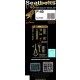 1/48 P-40 Microfibre Belts, Photo-etched Buckles
