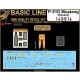 1/48 North American P-51D Mustang Seatbelts, Stencils & Wooden Floor for Eduard kits