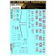 1/32 Mitsubishi A6M2 Zero Stencils for Tamiya kit (Wet Transfers)