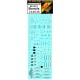 Decals for 1/32 Messerschmitt Bf 110-7 Stencils