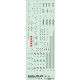 1/48 Supermarine Spitfire Mk.VIII Stencils for Eduard kit (Wet Transfers)