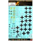 1/48 Messerschmitt Bf-109 "Afrika" Markings for Eduard kits (water-slide decals)