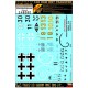 1/48 Bf109 G-6/G-14 Reichsverteidigung Markings Decals for Eduard kits