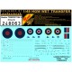 1/48 Hawker TEMPEST Mk.V Stencils Decals for Eduard kits