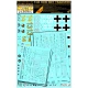 1/48 Bf109 "Afrika" Stencils & Markings for Eduard kits PLUS