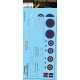1/48 Hawker Tempest Mk.V Series 1 Markings & Stencils Decals for Eduard kits