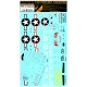 Decals for 1/48 Grumman F6F-3 Hellcat Markings & Stencils