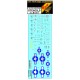 Decals for 1/48 P-38 Lightning Stencils