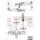 1/48 Messerschmitt Bf 109G-6 Positive Rivets for Hasegawa kit (Complete Set)