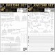 1/48 Lockheed P-38J Lightning Riveting Set for Tamiya kits