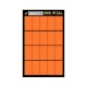 1/32 Light Red Wood Grain Base White Decals (20pcs, A4 Sheet)