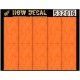 1/32 Light Red Wood Grain Transparent Decals (10pcs, A5 Sheet)