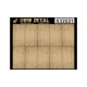 1/32 Faded Pine Tree Wood Grain Base White Decals (10pcs, A5 Sheet)