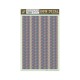 1/32 Decals for Lozenge 5 Colours Faded Transparent Fabric Texture Lower (A4 Sheet)