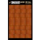1/48 Dark Wood Grain Base White Decals (32pcs, A4 Sheet) 