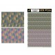 1/48 4 Colour Lozenge Decals (Transparent) w/Faded Colours &Fabric Texture (A4 Size)