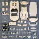 1/24 Lamborghini Centenario Roadster 770 (resin kit)