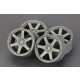 1/18 19inch TE37 Wheels Set (4 Wheel Rims)