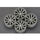 1/18 Forgiato Artigli ECL Wheels Set (Front Wheels: 20inch, Rear Wheels: 21inch)