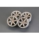 1/24 20inch Rays TE37 Wheels Set (4 Wheels)