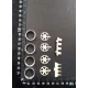 1/24 18' RAYS TE37V Wheels for JDM Series (Resin &amp; Metal Wheels)
