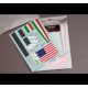 1/18 Ferrari 599XX #4 & #97 Decals for Hot Wheels