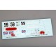 1/24 McLaren F1-GTR "Ueno Clinic" #59 Le Mans 1995 Winner Decals for Fujimi kit