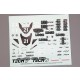 1/12 Yamaha YZF-R1M "Tech21" Dress UP Decal for Tamiya kit #14133