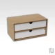 Drawers Module - 2 Drawers (Dimensions: 30cm x 15cm x 15 cm)
